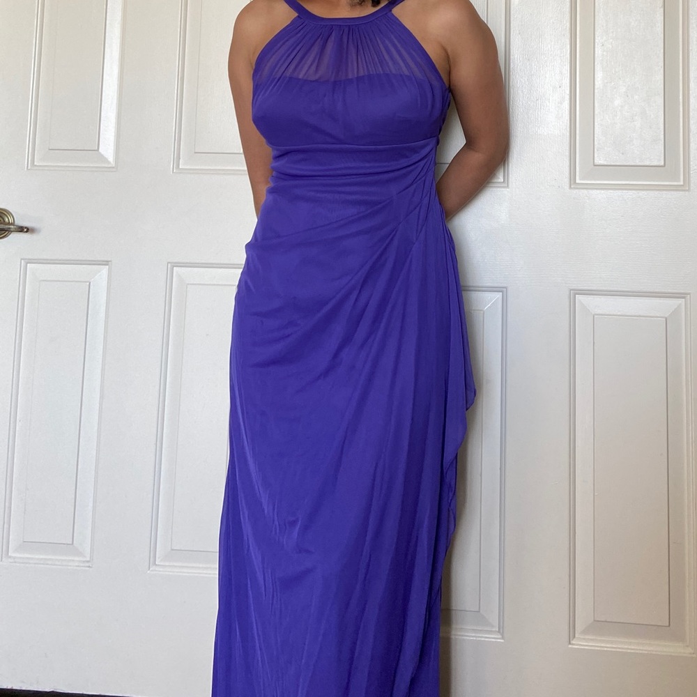 Purple gown